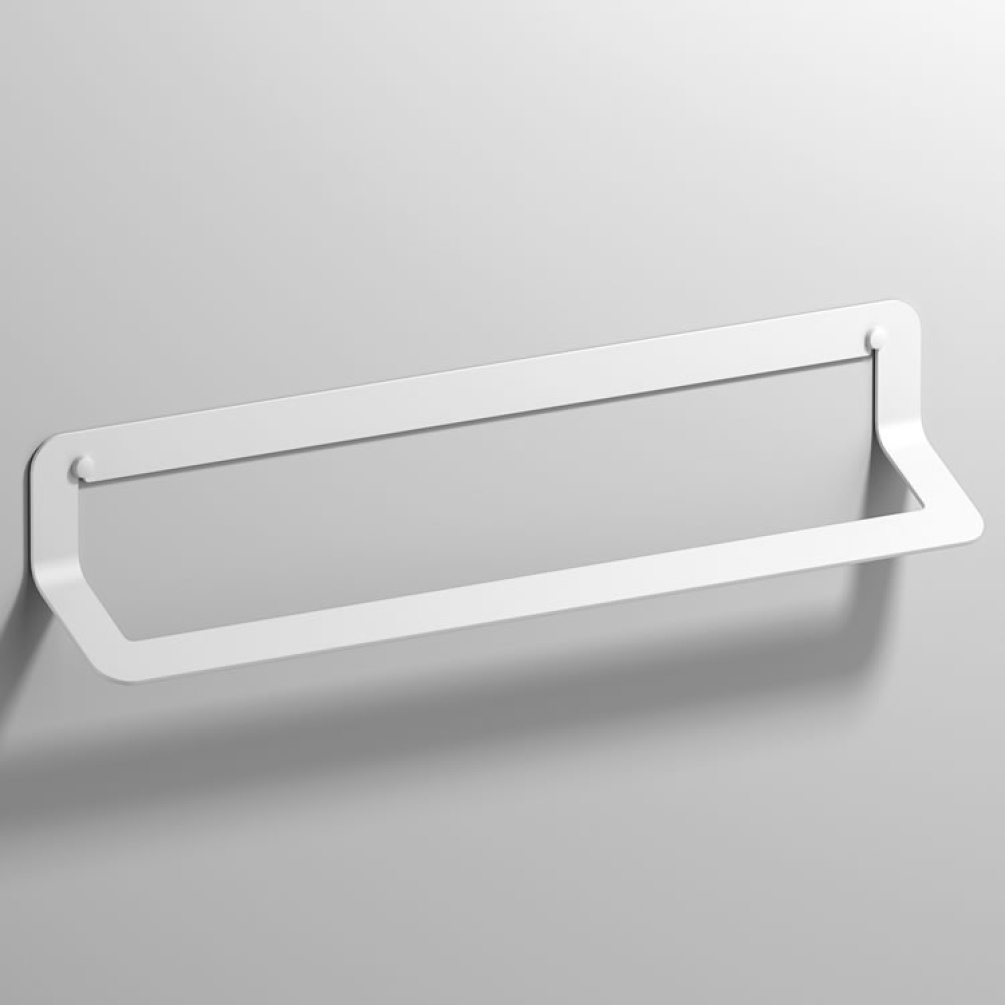 Cutout image of Origins Living Sonia Quick Towel Rail 60cm White.