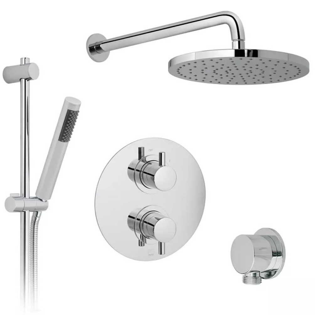 Vado Celsius Concealed Twin Outlet Thermostatic Shower Valve Pack Image 1