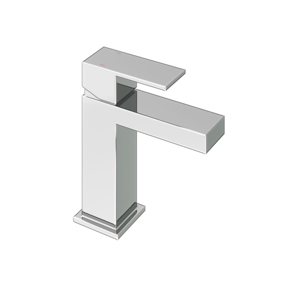 Product Cut out image of the Abacus Plan Chrome Mini Mono Basin Mixer