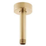 Cutout image of Vado Individual Brushed Gold Ceiling Mounted Shower Arm
