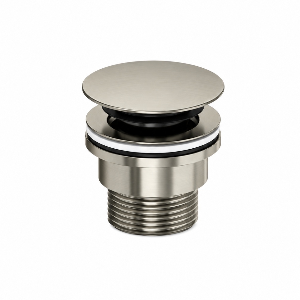 Cut out image of the Victoria + Albert Kit 25 Brushed Nickel Universal Basin Waste