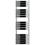 JTP Hix Chrome 1600mm x 500mm Towel Radiator Cut Out