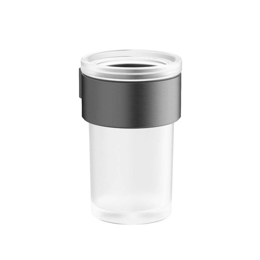 Cutout image of Crosswater Velo Slate Tumbler Holder