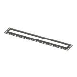 Product cut out image of the Abacus Elements Linear 600mm Matt Anthracite Waste Finishing Trim