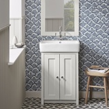 Tavistock Lansdown 550mm Linen White Freestanding Unit & Basin