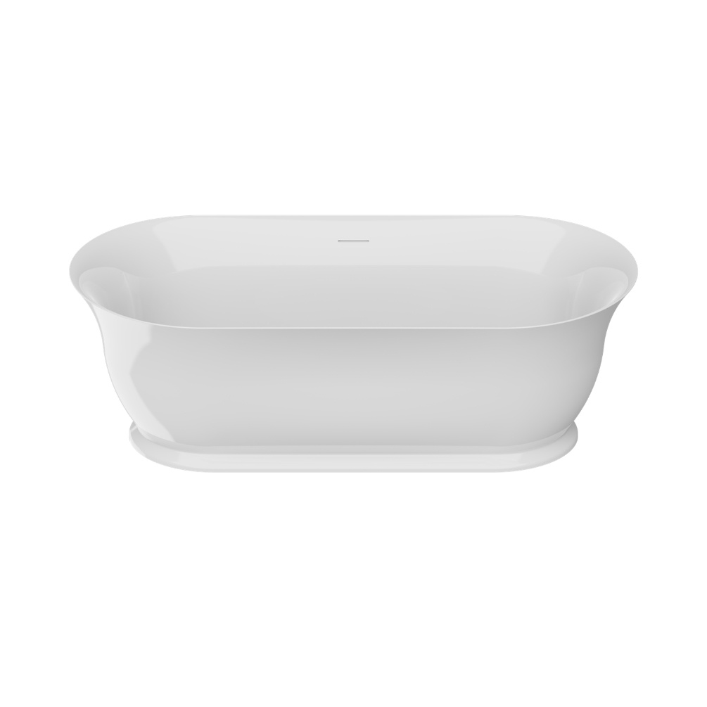 Burlington Florenza Double Ended Freestanding Bath Matt White Cutout Image