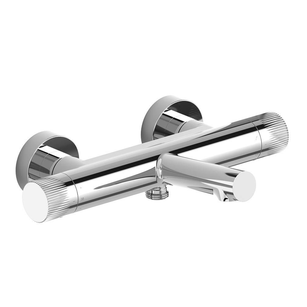 Vado Safari Leverless Chrome Exposed Thermostatic Wall Mounted Bath Shower Mixer