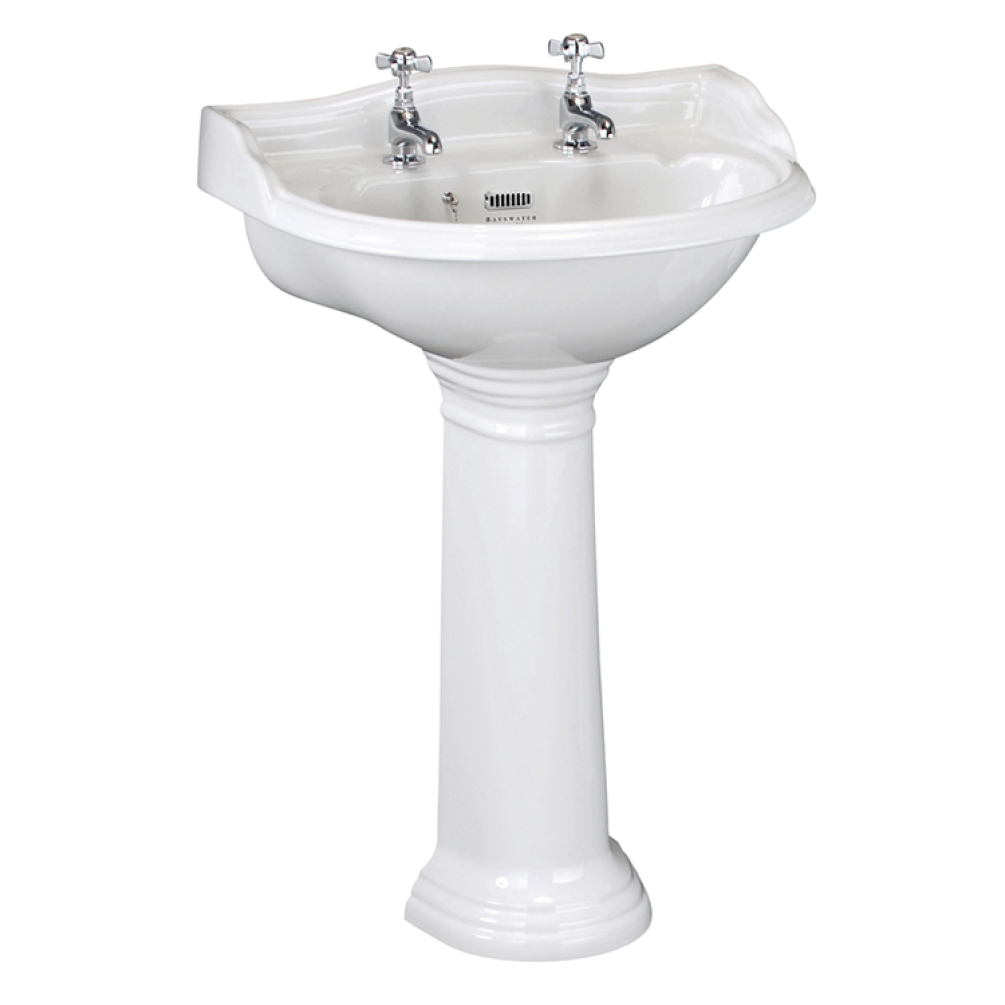 Photo of Bayswater Porchester 600mm Basin & Full Pedestal