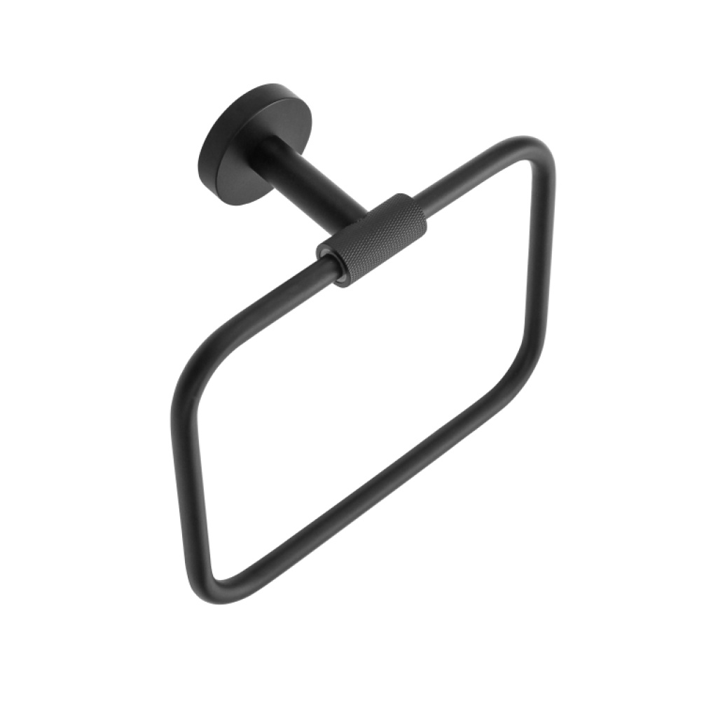 Photo of Origins Living Turner Towel Ring in Black