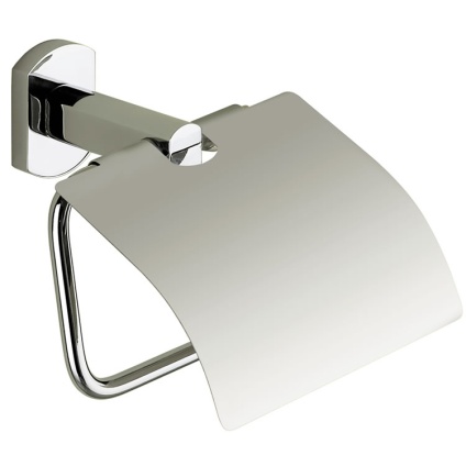 Cutout image of Origins Living Gedy Edera Plus Toilet Roll Holder with Flap.