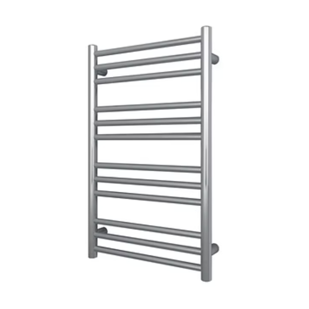 Product cut out image of the Radox Salento 795mm Chrome Heated Towel Rail