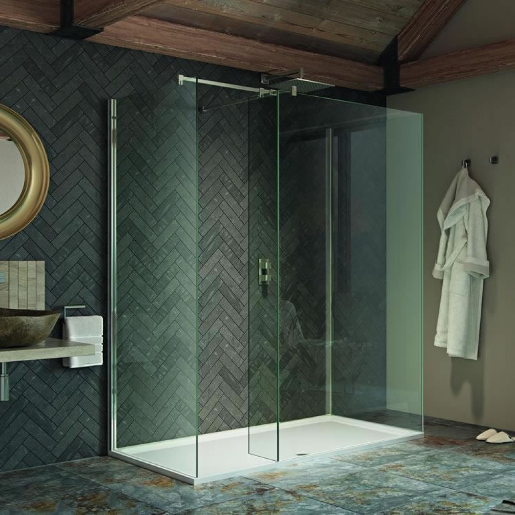 Kudos Ultimate 2 1200mm Three Sided Walk In Enclosure & Tray Image 1