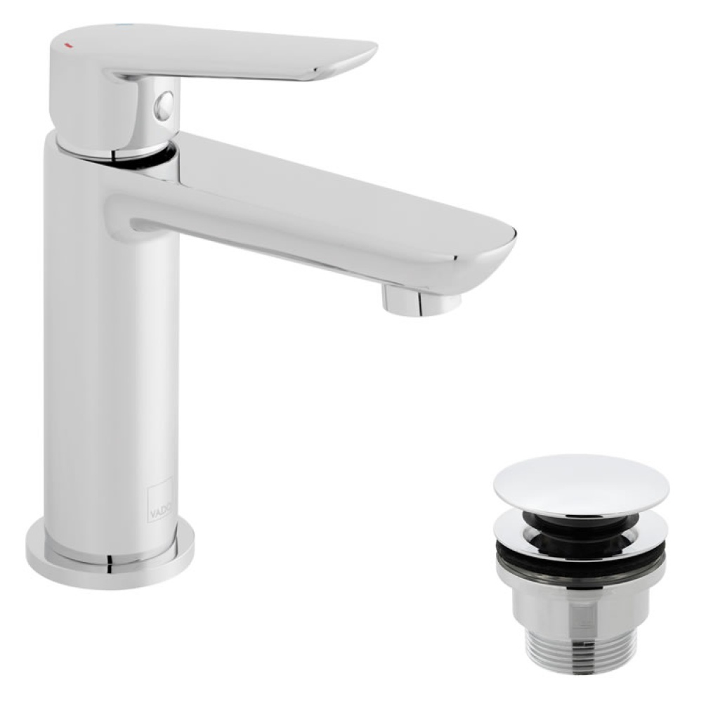Cutout image of Vado Photon Mini Mono Basin Mixer & Universal Waste