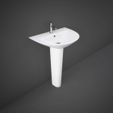 Rak Morning 500mm Single Tap Hole Basin & Pedestal - Image 1