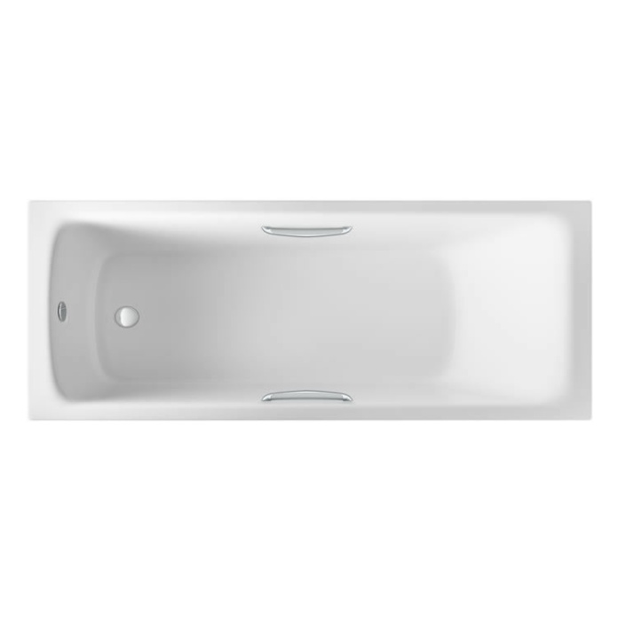 Eastbrook Beaufort Rockall 1800 x 800mm Single Ended Bath With Twin ...