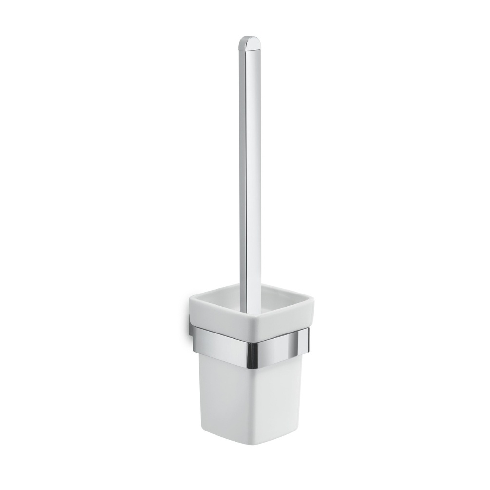 Origins Living Spluga Chrome Wall Mounted Toilet Brush Set Cut Out