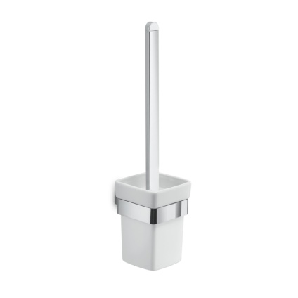 Origins Living Spluga Chrome Wall Mounted Toilet Brush Set Cut Out