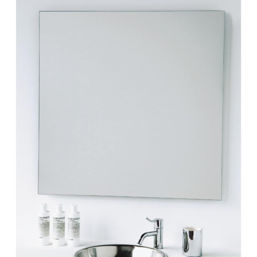 Product Lifestyle image of the Origins Living Slim 600mm Square Mirror