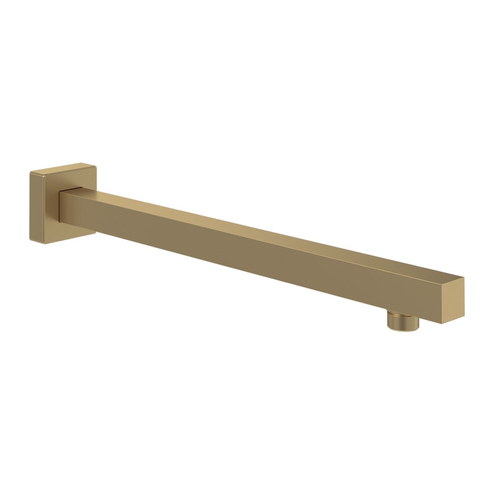 Cutout image of Villeroy & Boch Universal Brushed Gold Square Wall-Mounted Shower Arm