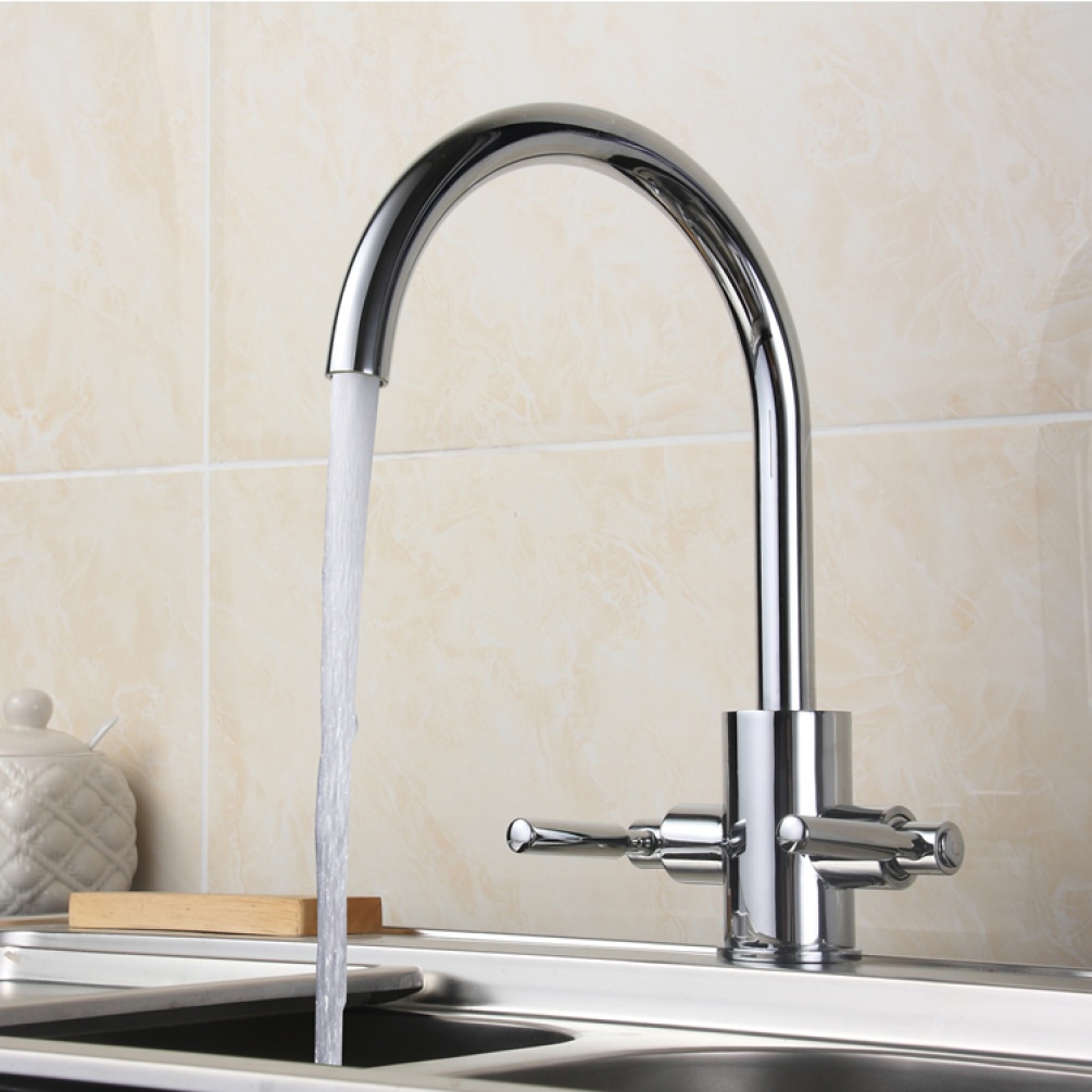 JTP Newbury Chrome Kitchen Sink Mixer - Image 2