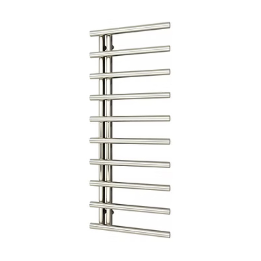 Product cut out image of the Radox Orchid 860mm x 500mm Stainless Steel Electric Towel Radiator