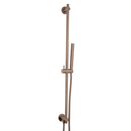 Cutout image of JTP Vos Brushed Bronze Riser Rail Shower Kit