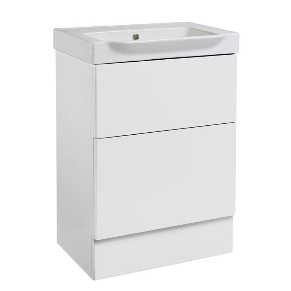 Photo of Roper Rhodes Academy Gloss White 600mm Freestanding Unit & Basin