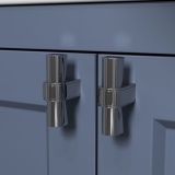 Burlington Riviera Ribbon Chrome Furniture Handles - Lifestyle Image