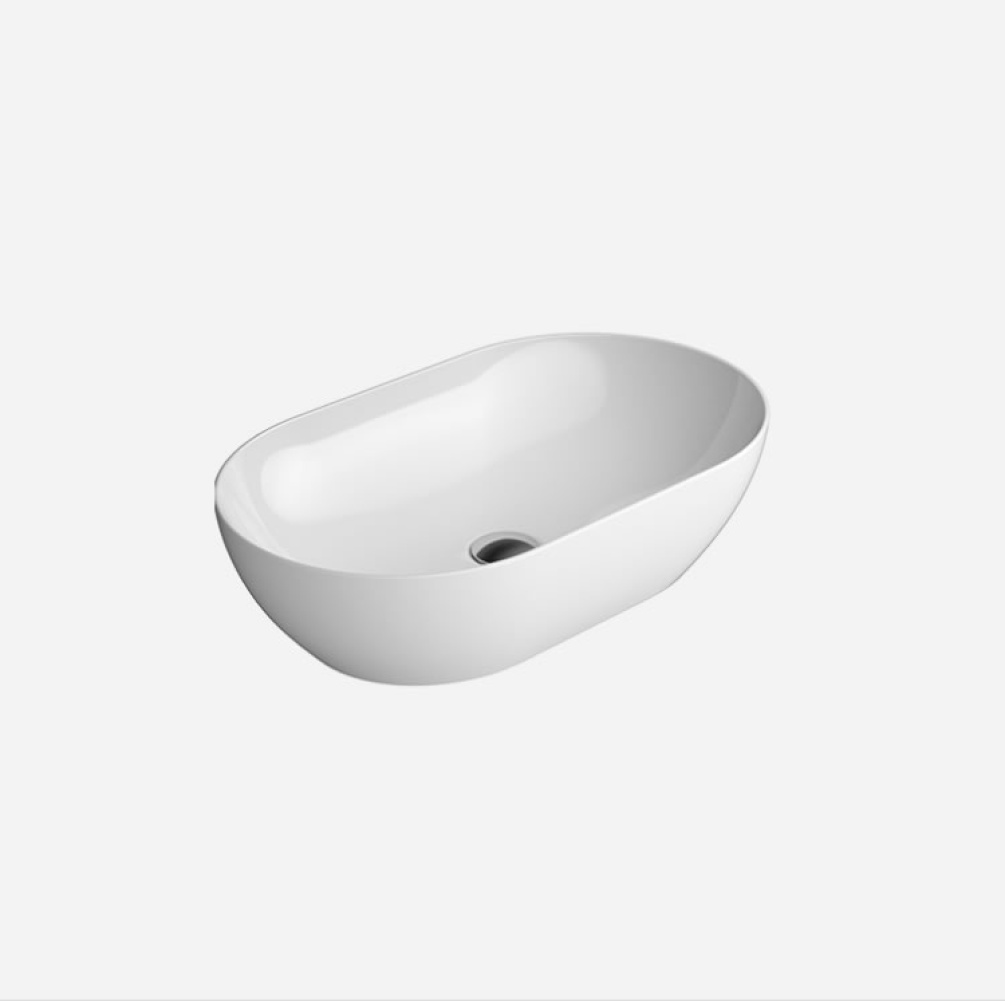Photo of GSI Pura 60 Round Countertop Basin Angled View