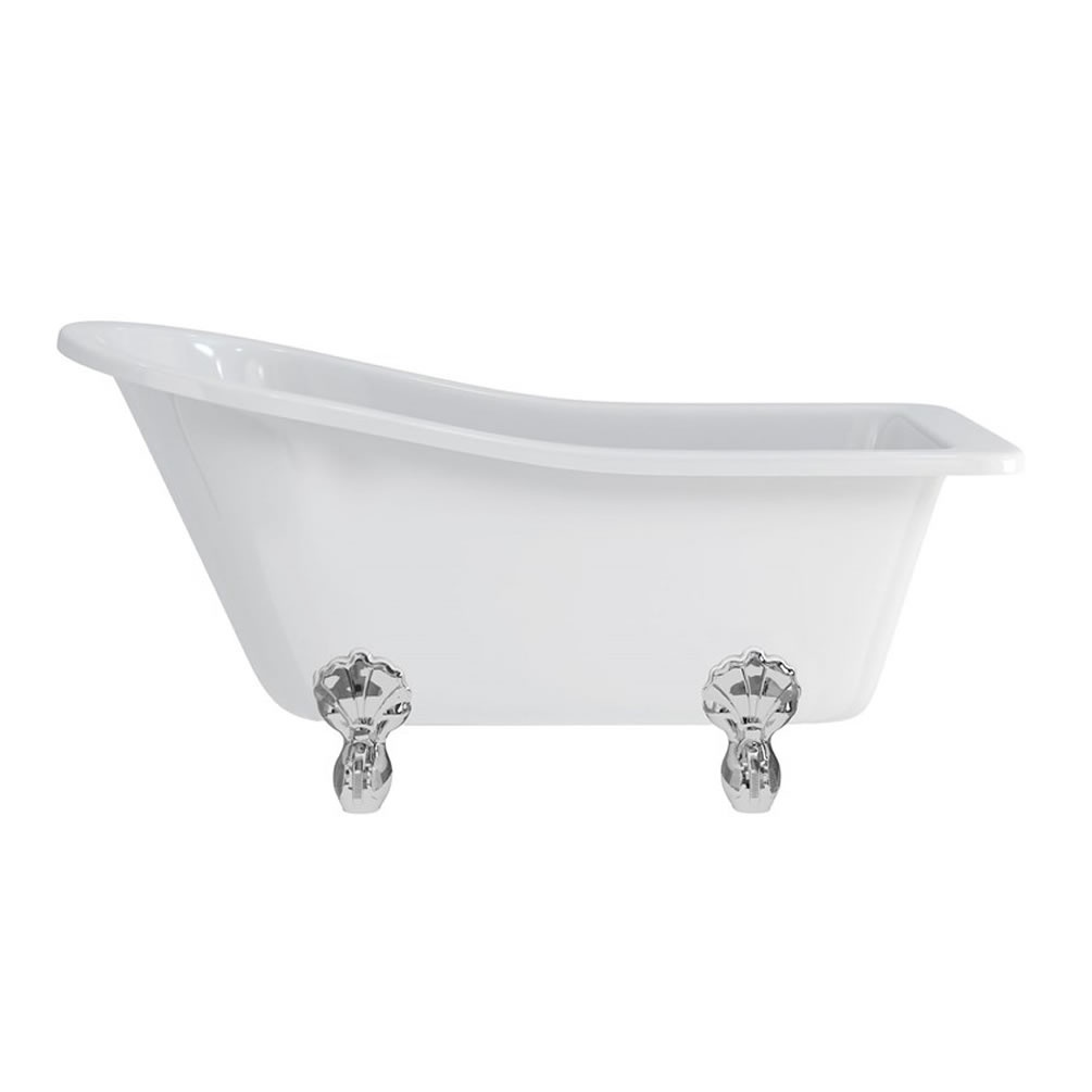 Burlington Buckingham Freestanding Bath With Chrome Claw Feet