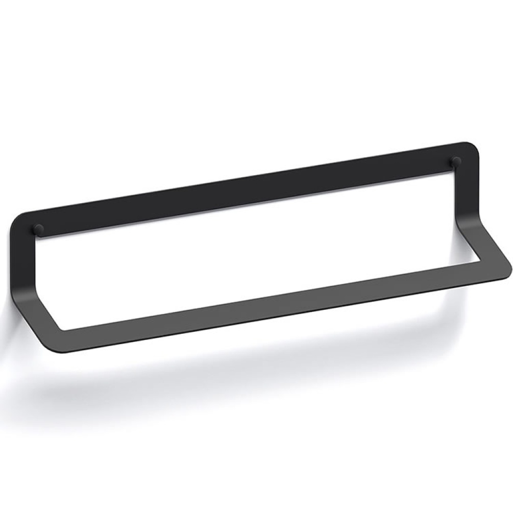 Cutout image of Origins Living Sonia Quick Towel Rail 60cm Black.