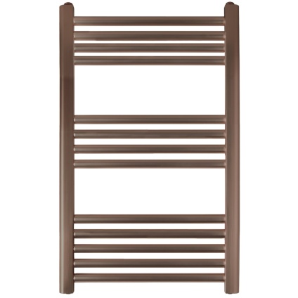 JTP Vos 800 x 400mm Brushed Bronze Heated Towel Radiator Cut Out