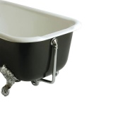 Heritage Exposed Chrome Bath Waste & Overflow Image 1