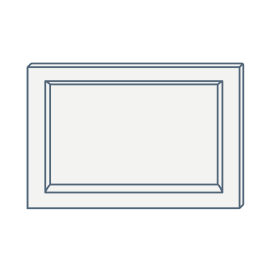 iconography image of a bath or bathtub end panel