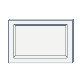 iconography image of a bath or bathtub end panel
