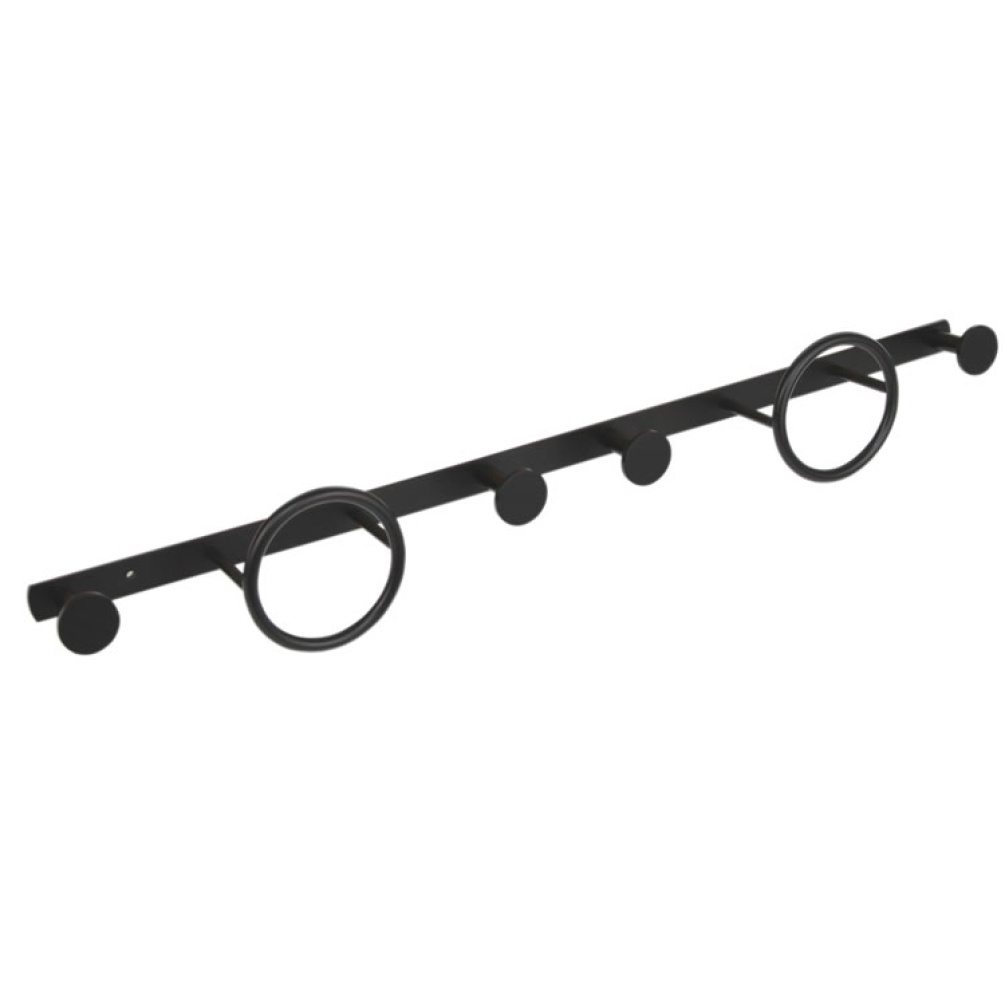 Cutout image of Origins Living Oakley Multi-Hooks black.