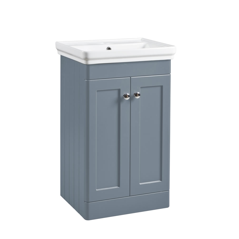 Tavistock Marston 500mm Matt Spruce Freestanding Vanity Unit & Basin