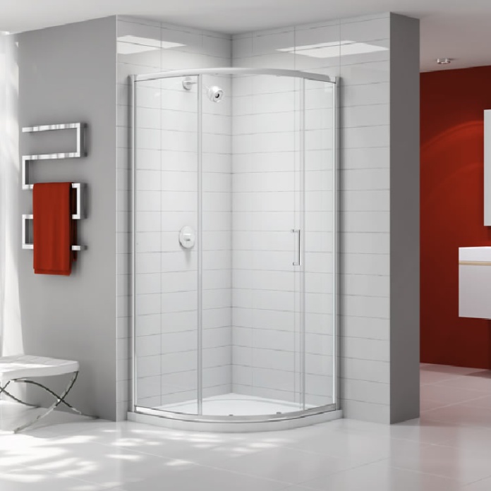 Ionic by Merlyn Single Door 6mm Quadrant Shower Door