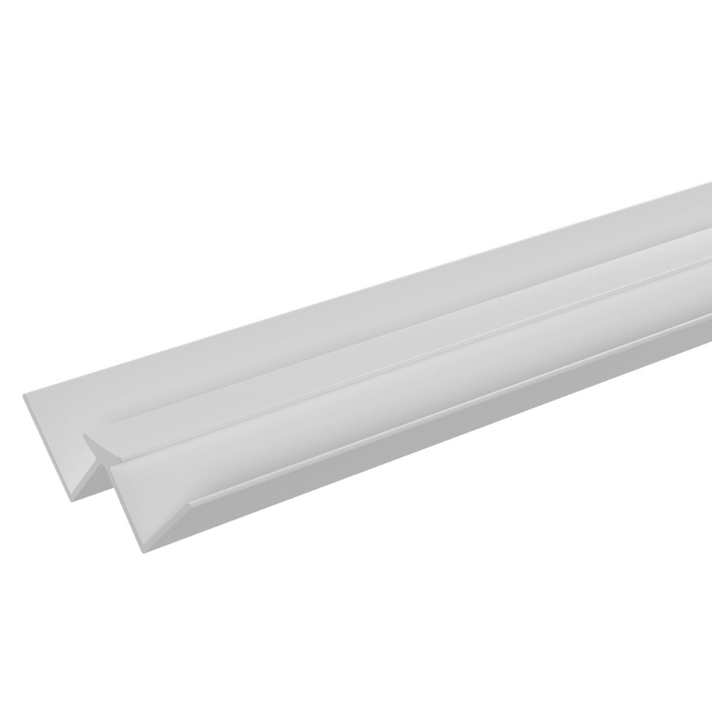 Cut out image of the Showerwall Laminate White Internal Corner Trim - IC3