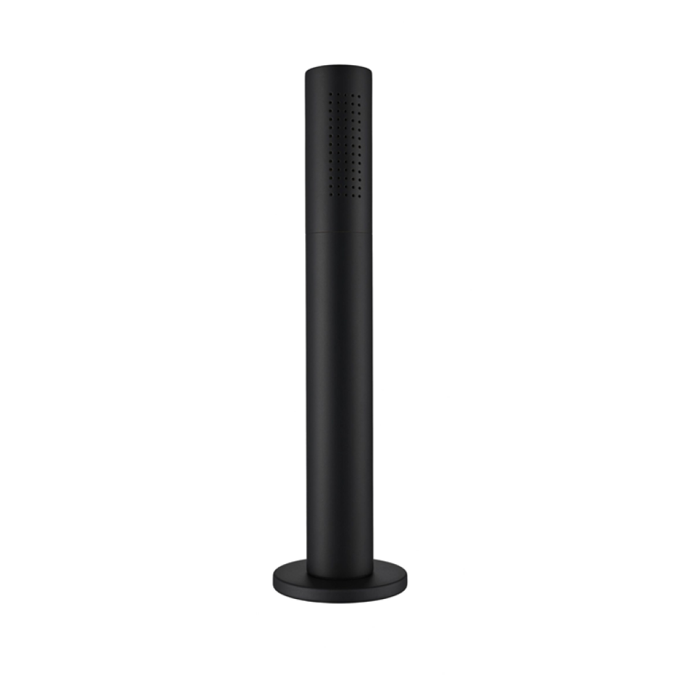 Product Cut out image of the JTP Vos Matt Black Pullout Shower Handset