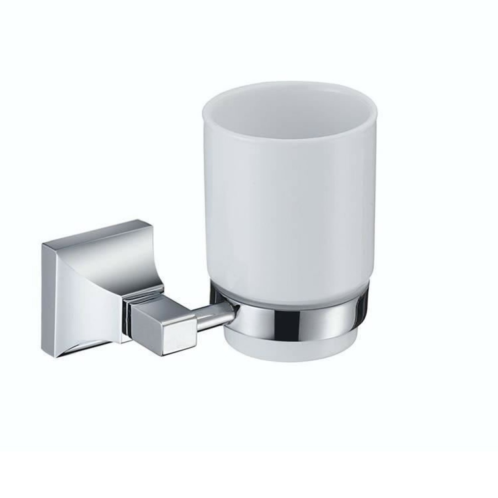 Heritage Chancery Chrome Tumbler & Holder Image