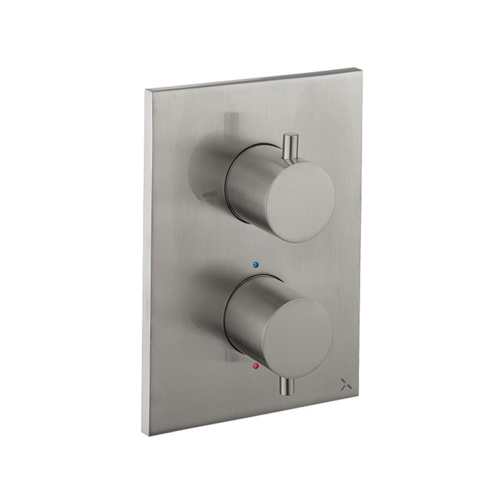 Photo of Crosswater MPRO Brushed Stainless Steel Crossbox 1500 Valve Cutout