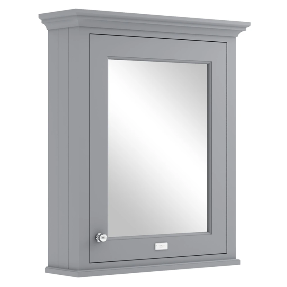 Photo of Bayswater Plummett Grey 600mm Mirror Wall Cabinet