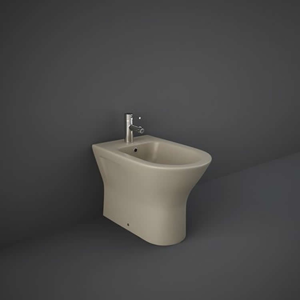 Photo Of RAK Feeling Matt Cappuccino Back To Wall Bidet