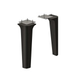 Vado Cameo Matt Black Front Furniture Legs