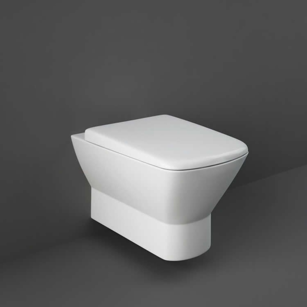 Photo Of RAK Summit Rimless Wall Hung WC & Soft Close Seat