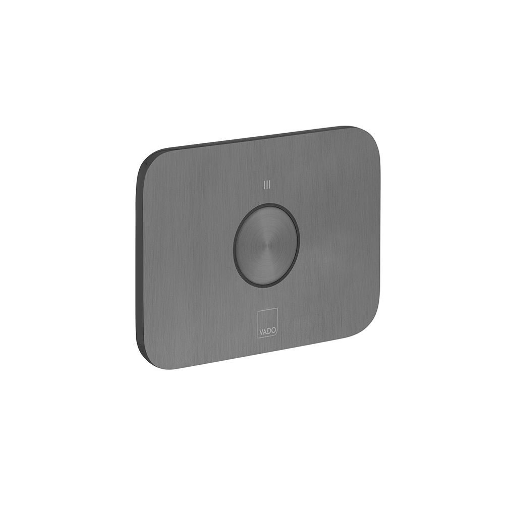 Cutout image of Vado Zone Brushed Black Horizontal Additional Outlet