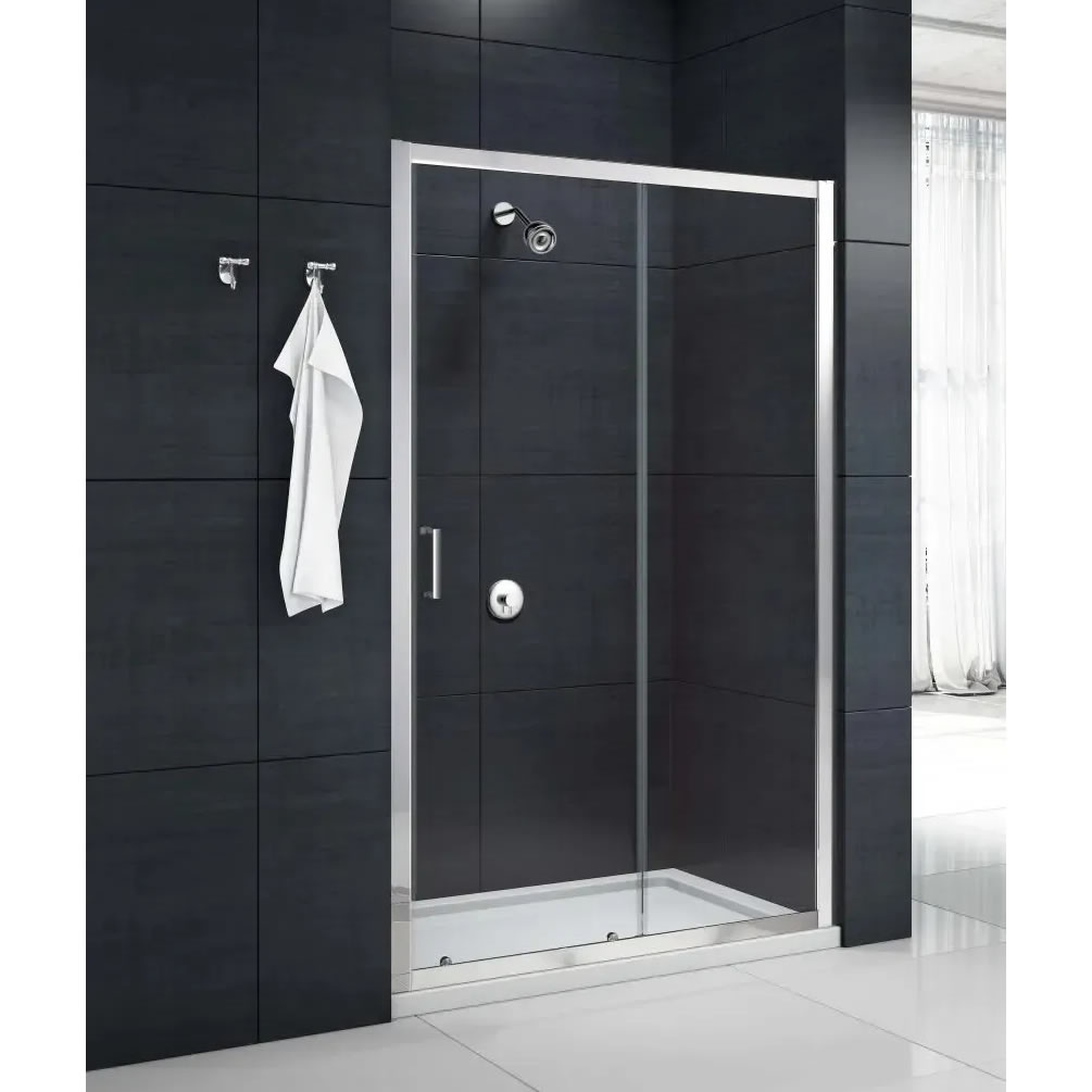Lifestyle image of Merlyn Mbox 1600mm Chrome Sliding Shower Door