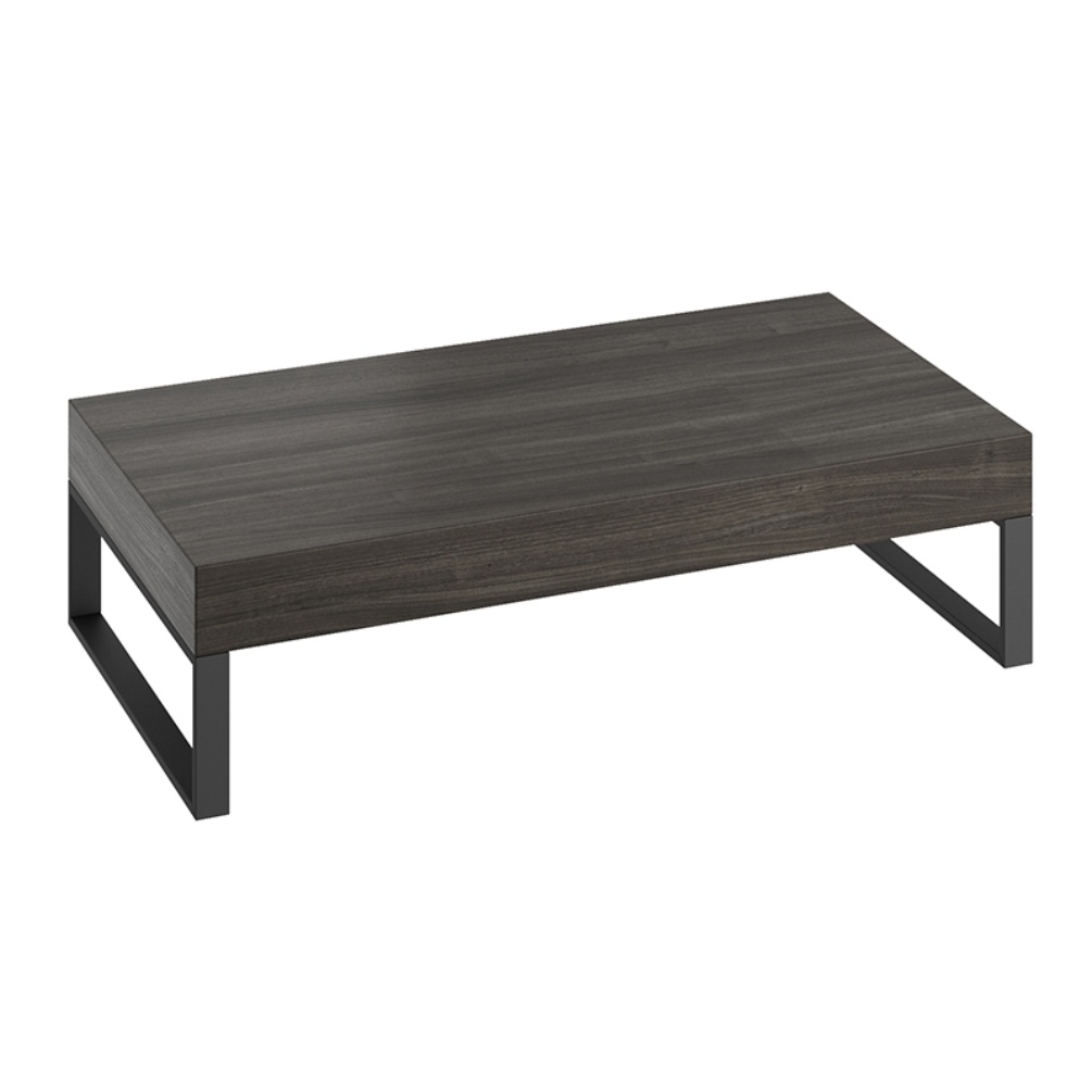 Product Cut out image of the Abacus Concept Cloud Lava 800mm Shelf with Matt Black Towel Hangers