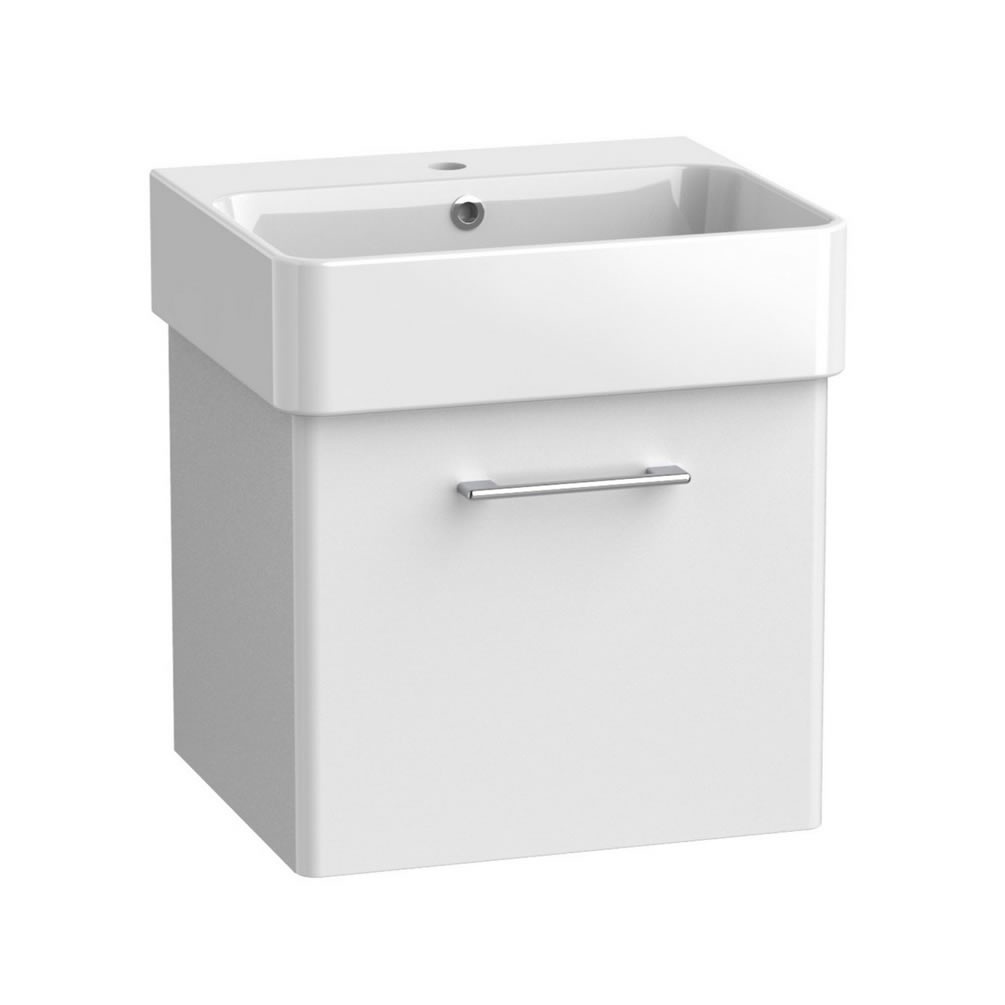 Tavistock Arlo 500mm Gloss White Wall Hung Vanity Unit & Basin